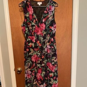 Long flowered dress
